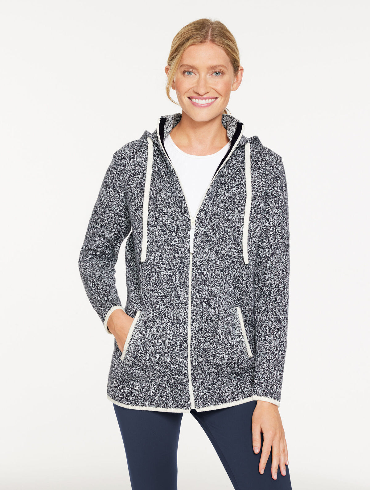Talbots HOODED SWEATER - MARL