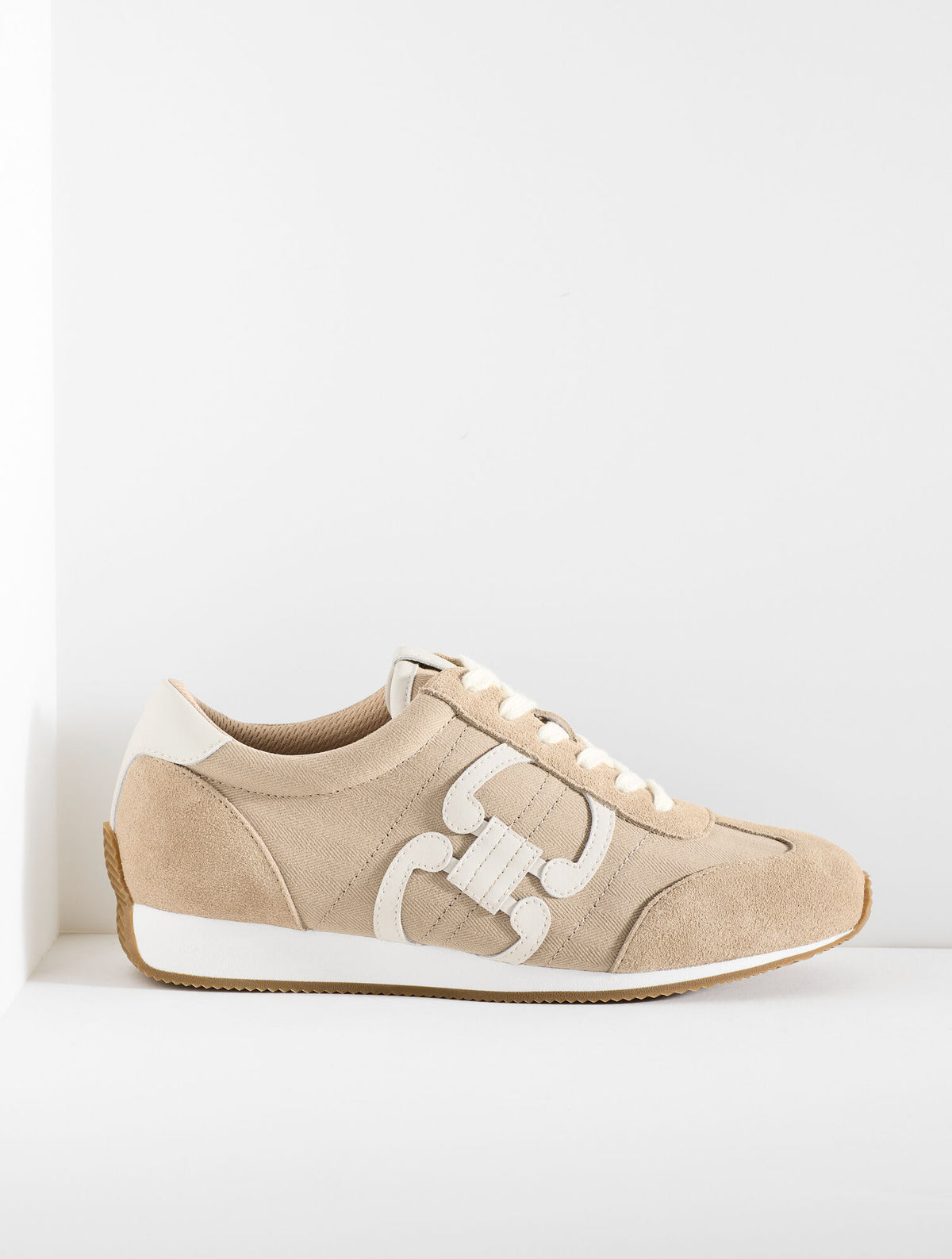 Talbots ALEX STATUS HERRINGBONE SUEDE SNEAKERS