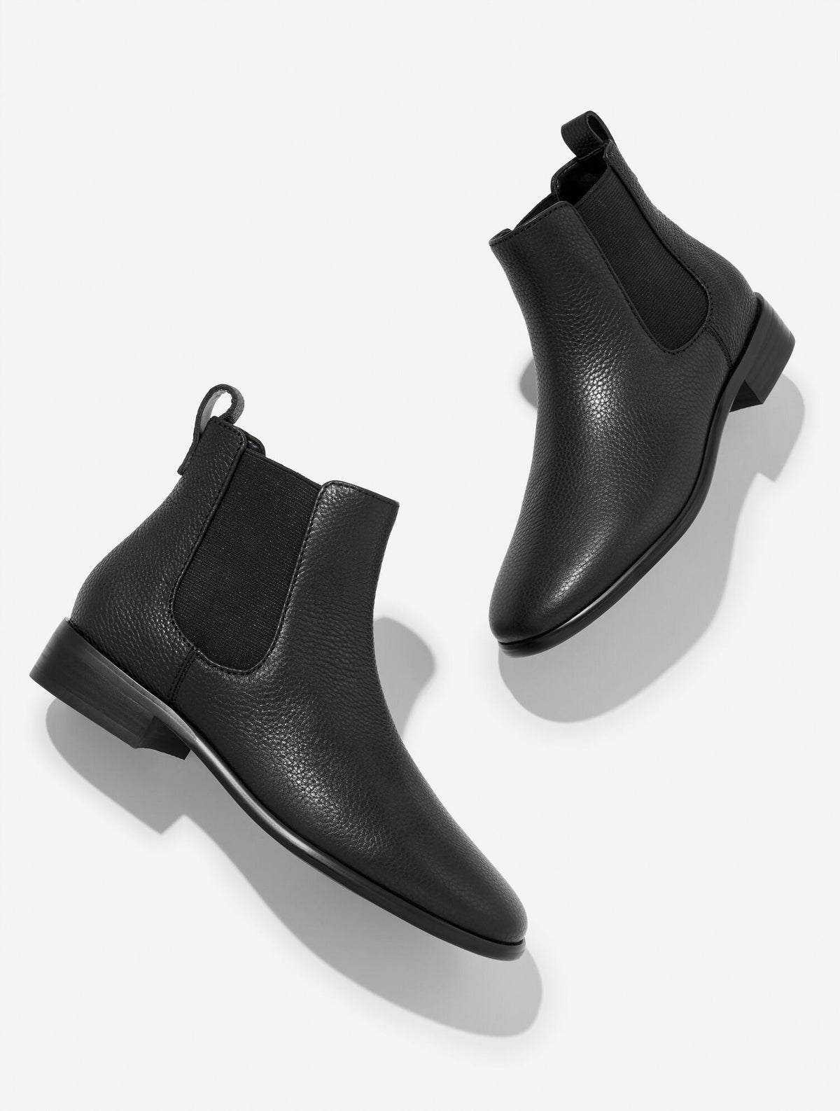 Talbots BRIGHTON PEBBLE LEATHER ANKLE BOOTS
