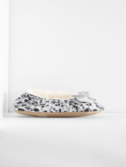Talbots LENA BOW SLIPPERS - SWIRLY ANIMAL