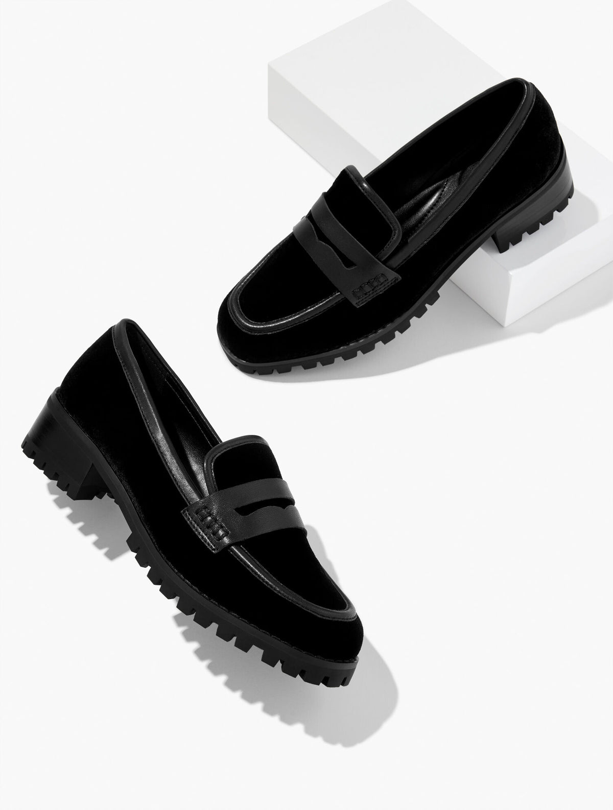 Talbots GIANNA VELVET PENNY LOAFERS