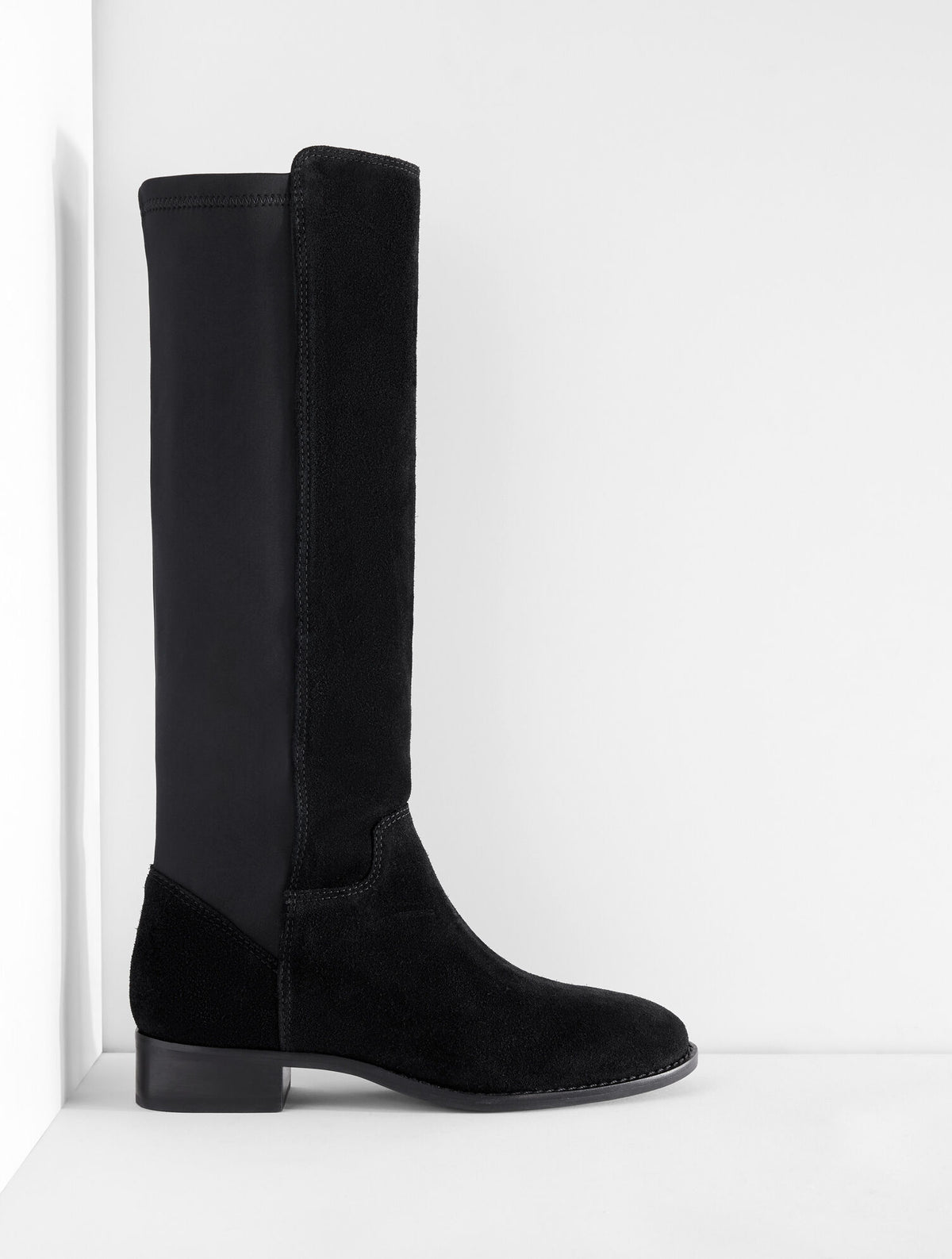 Talbots TISH STRETCH FAUX SUEDE TALL BOOTS