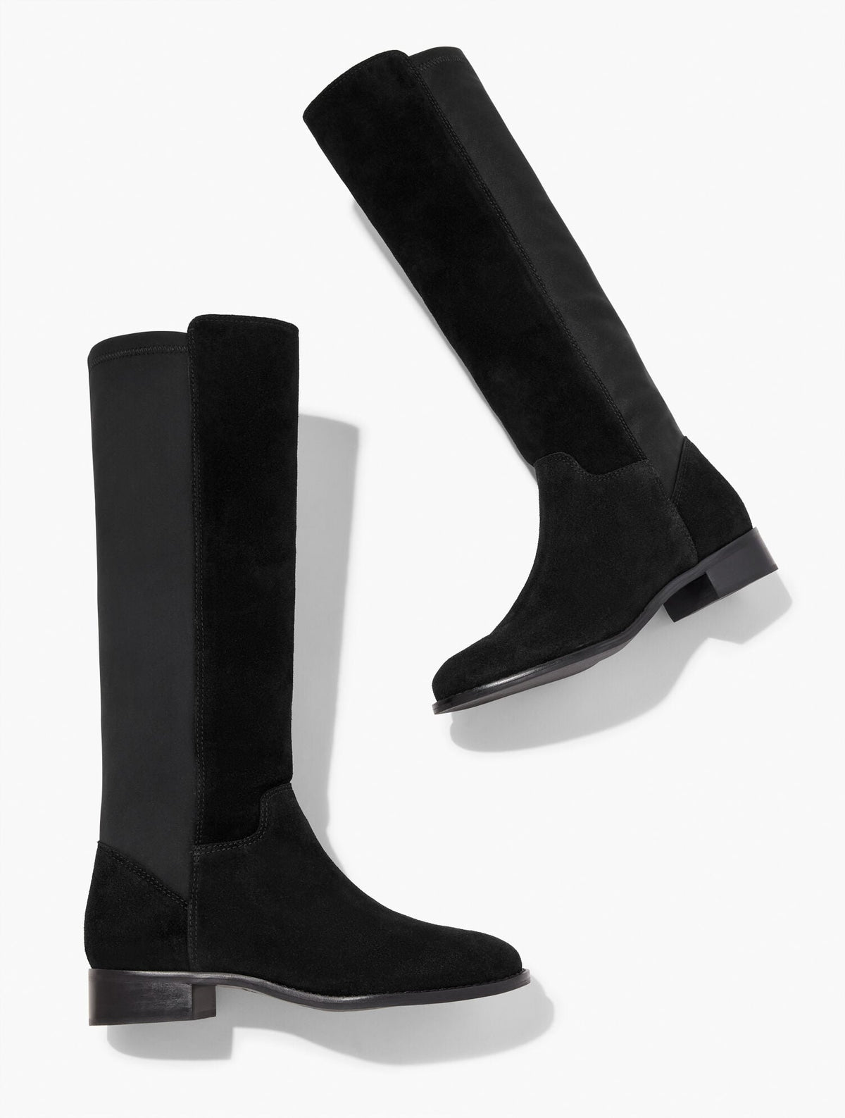 Talbots TISH STRETCH FAUX SUEDE TALL BOOTS
