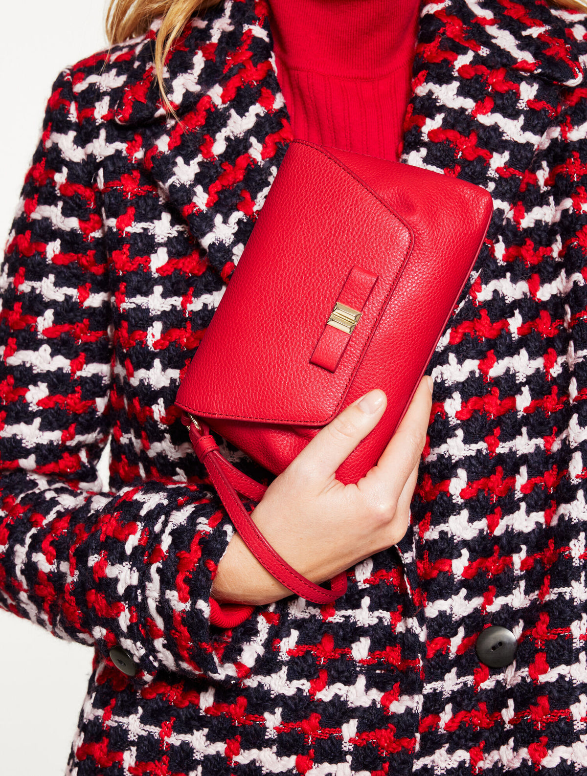 Talbots PEBBLE LEATHER WRISTLET