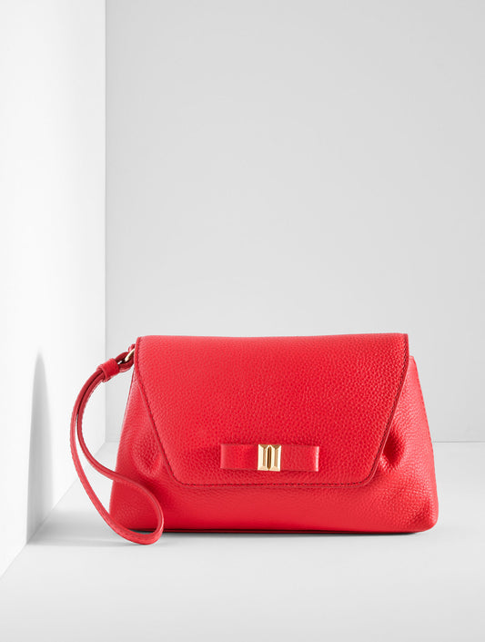 Talbots PEBBLE LEATHER WRISTLET