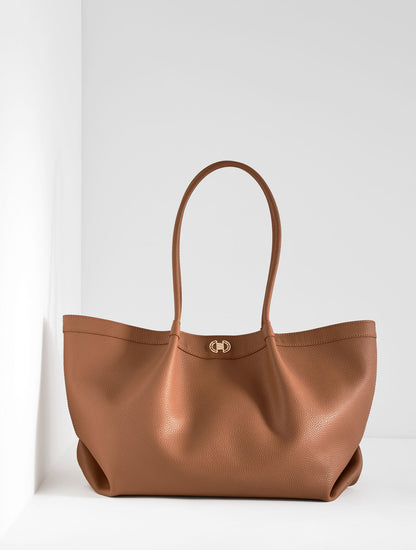 Talbots KATHARINE PEBBLE LEATHER TOTE