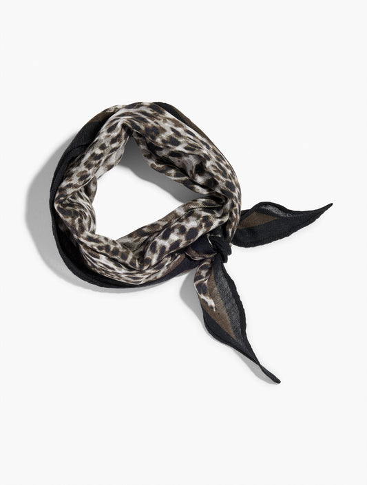 Talbots SWIRLY ANIMAL DIAMOND SCARF