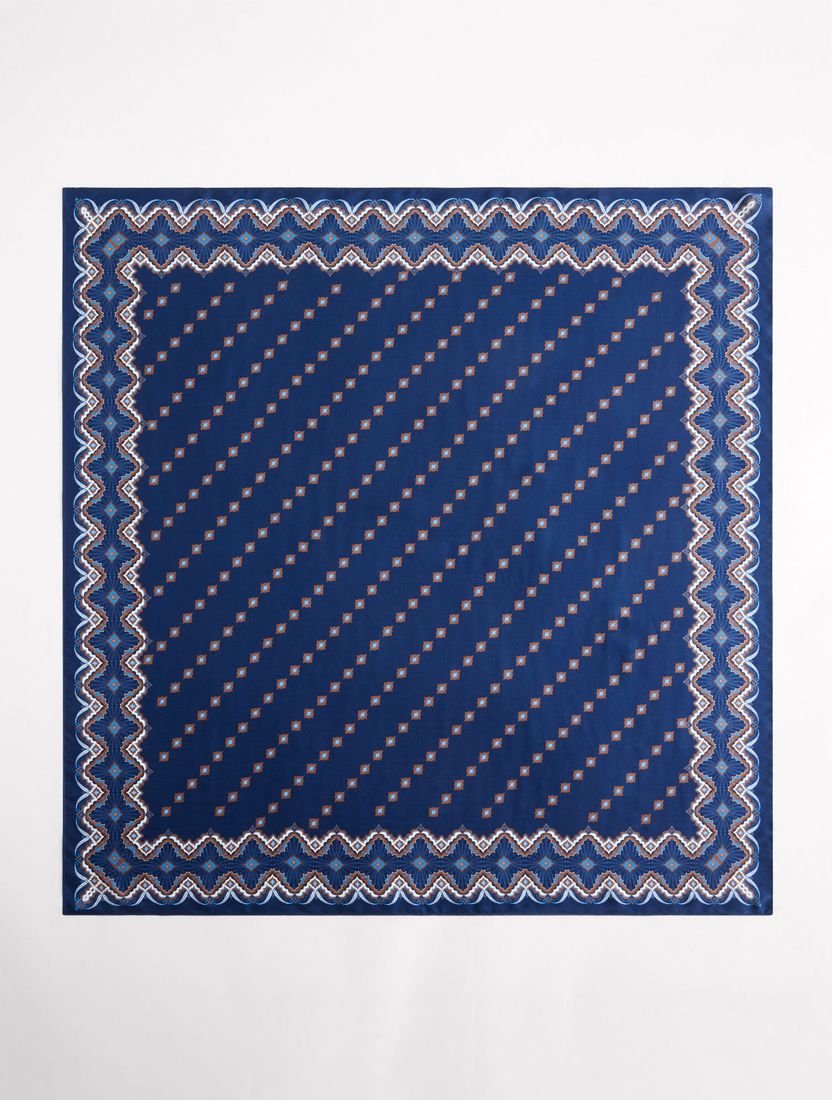 Talbots MEDALLION SILK SQUARE SCARF