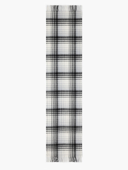Talbots CASHMERE WATERWEAVE SCARF - SERENE PLAID