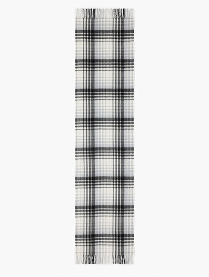 Talbots CASHMERE WATERWEAVE SCARF - SERENE PLAID