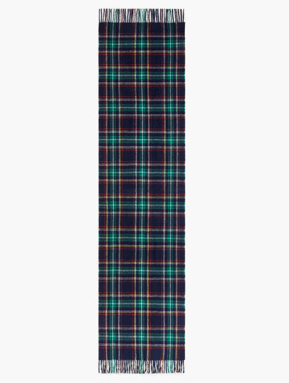 Talbots CASHMERE WATERWEAVE SCARF - MIDNIGHT PLAID
