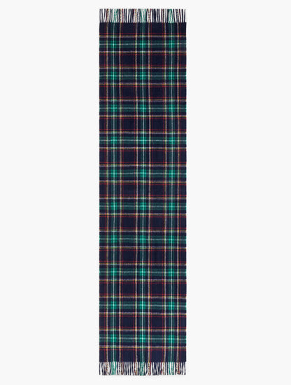 Talbots CASHMERE WATERWEAVE SCARF - MIDNIGHT PLAID
