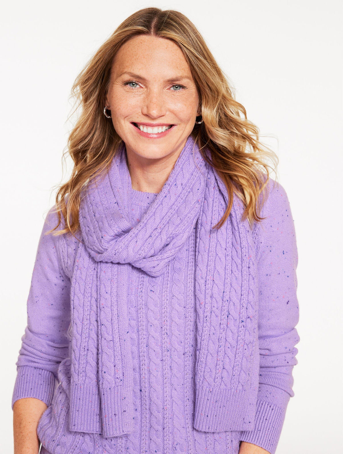 Talbots TWEED KNIT SCARF