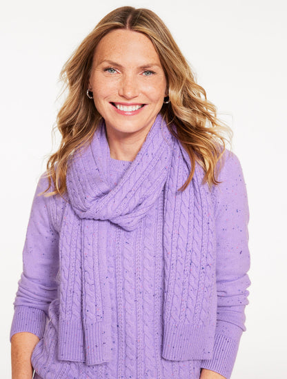 Talbots TWEED KNIT SCARF