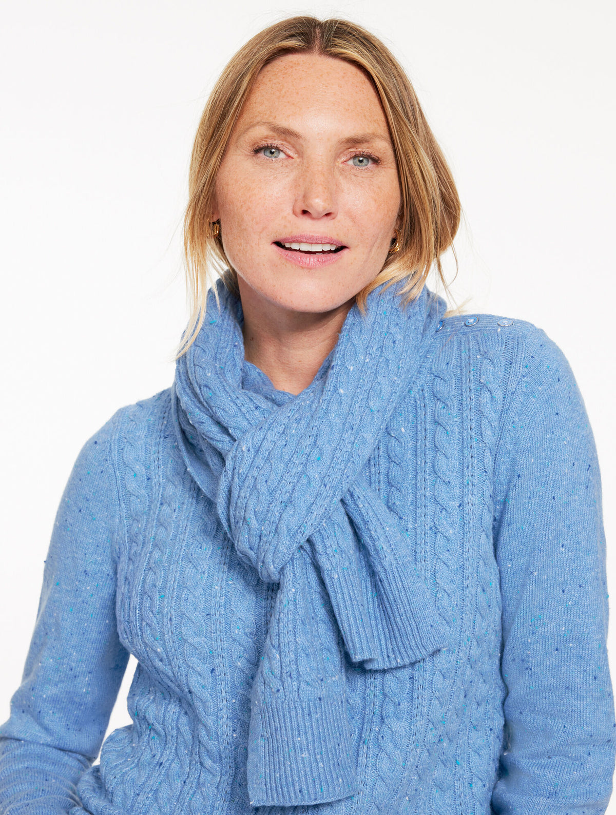 Talbots TWEED KNIT SCARF