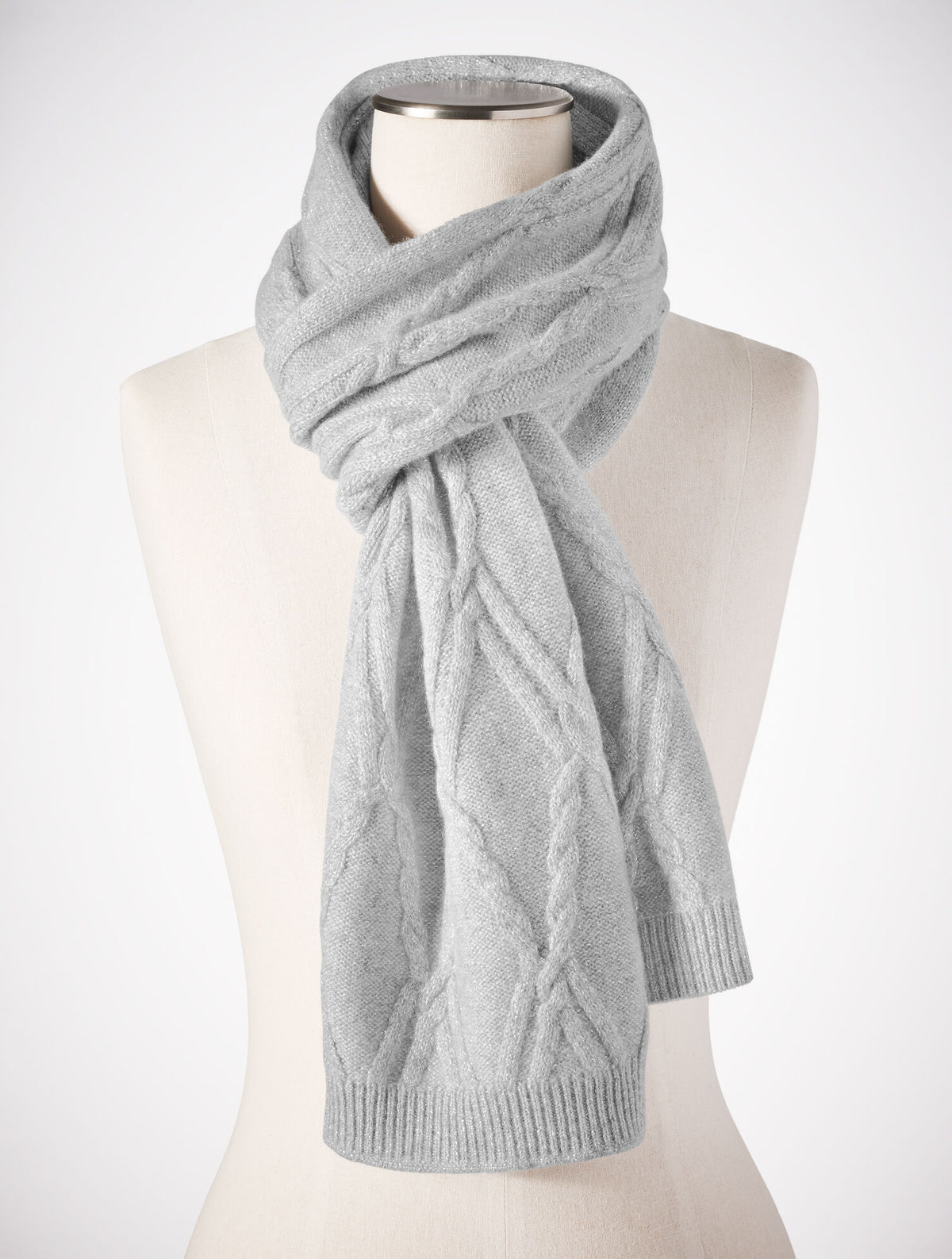 Talbots METALLIC CASHMERE SCARF