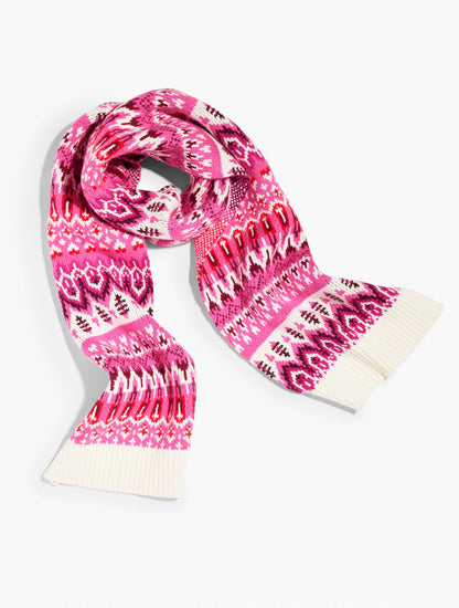 Talbots MODERN FAIR ISLE SCARF