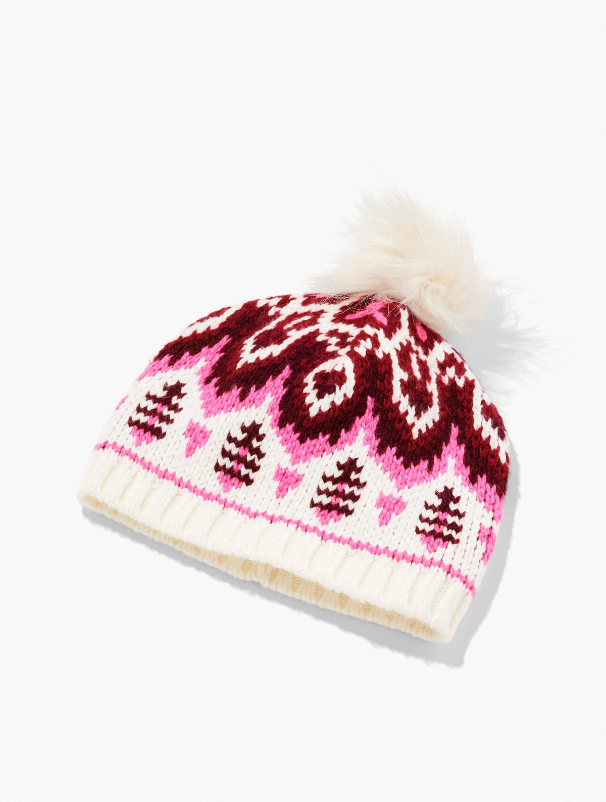 Talbots MODERN FAIR ISLE BEANIE
