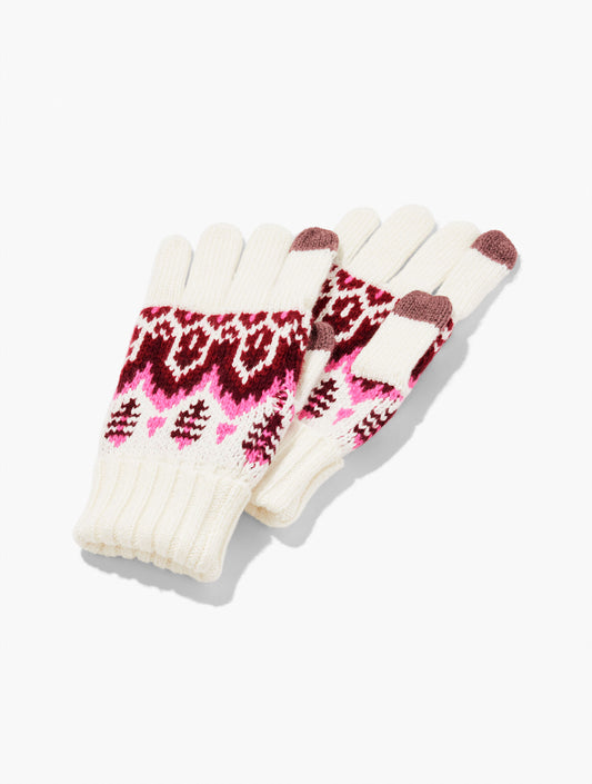 Talbots MODERN FAIR ISLE GLOVES
