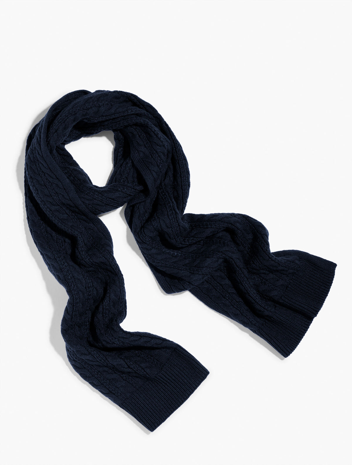 Talbots SOFT CABLE KNIT SCARF