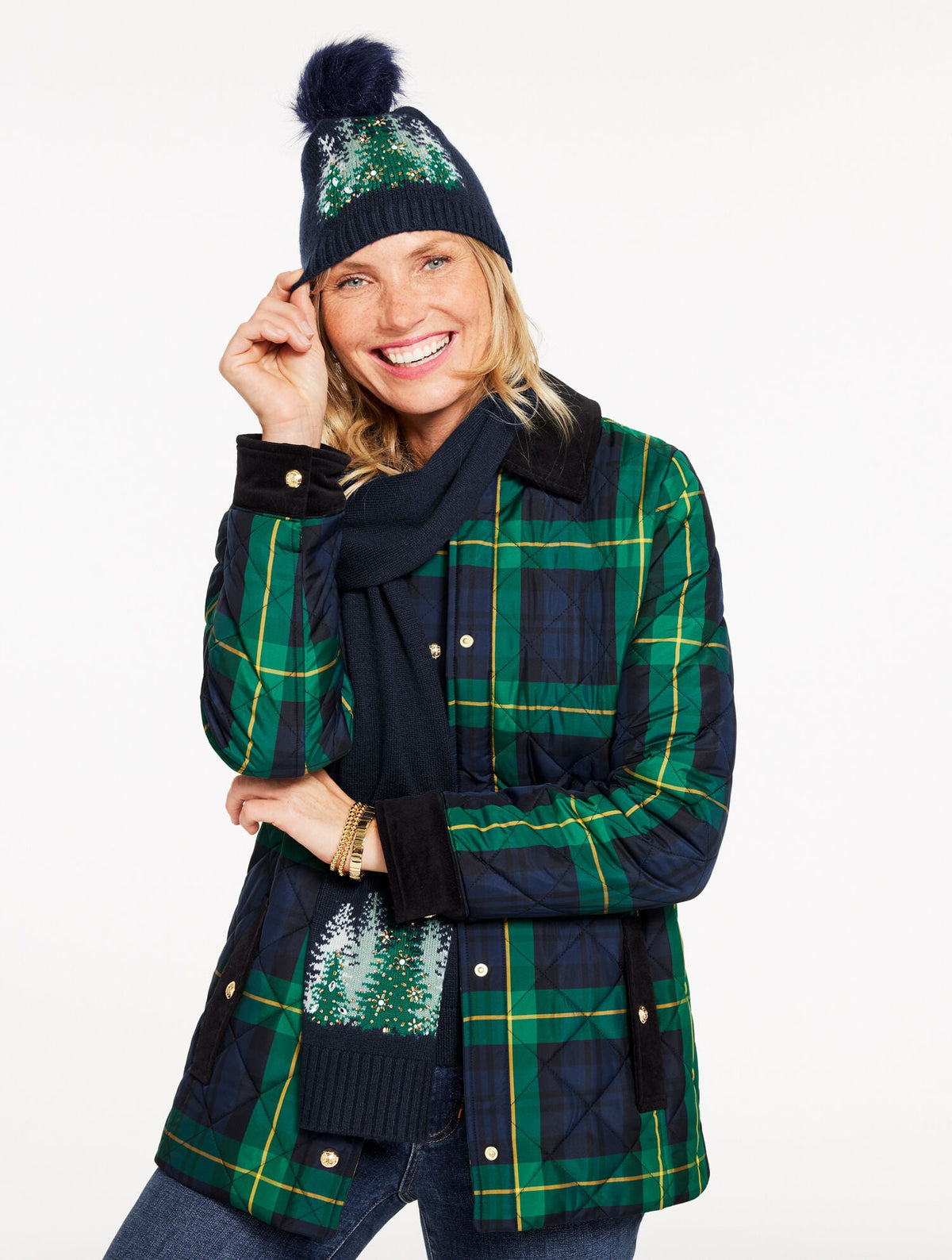 Talbots WHIMSY TREE SCARF