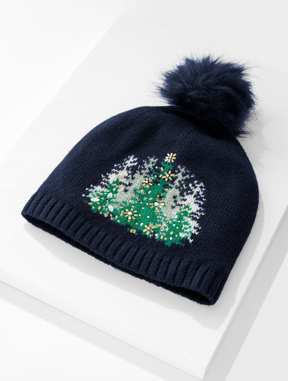 Talbots WHIMSY TREE BEANIE