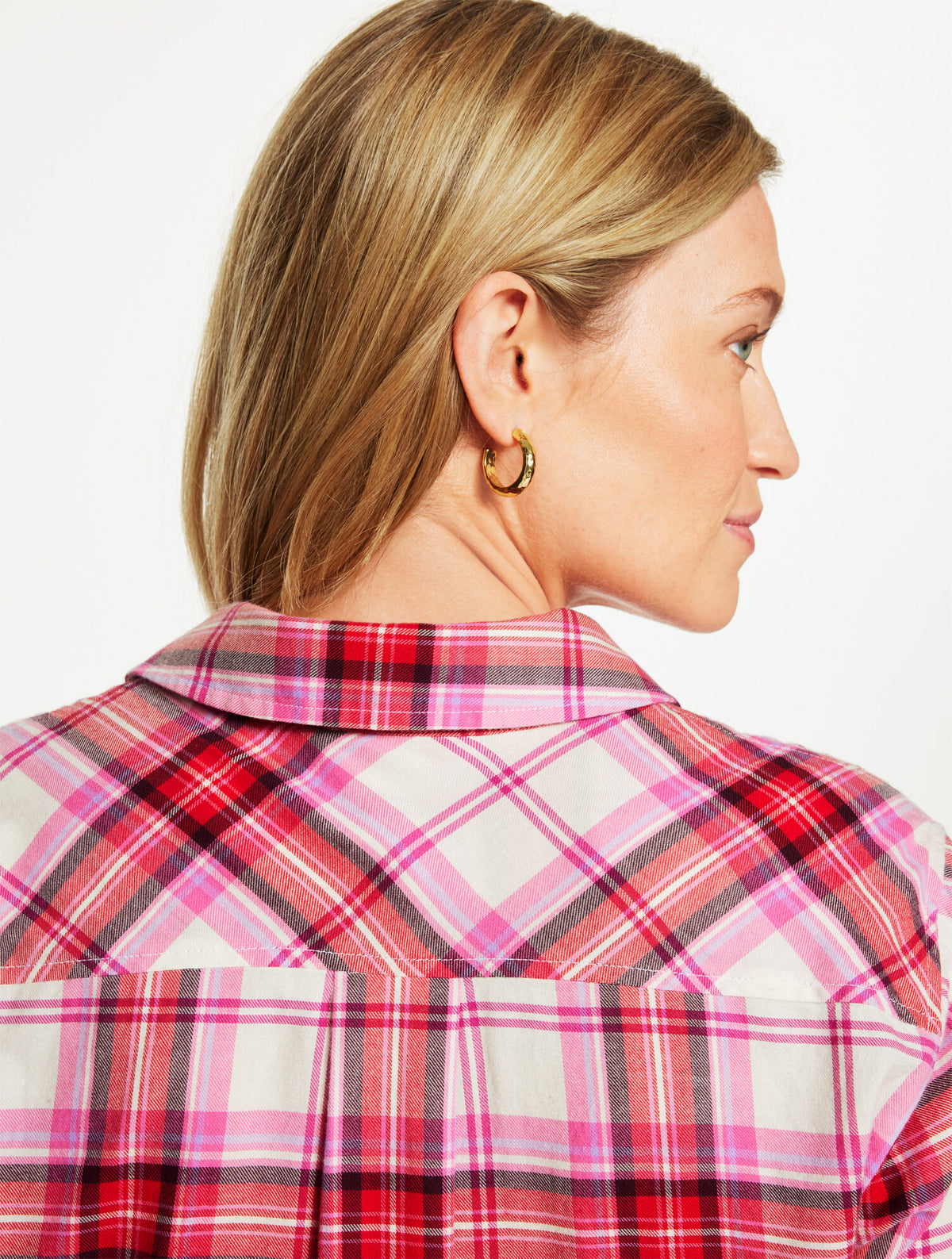 Talbots FLANNEL MODERN CLASSIC SHIRT - YULETIDE PLAID