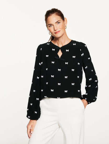 Talbots SOFT TOP - DAINTY BOWS