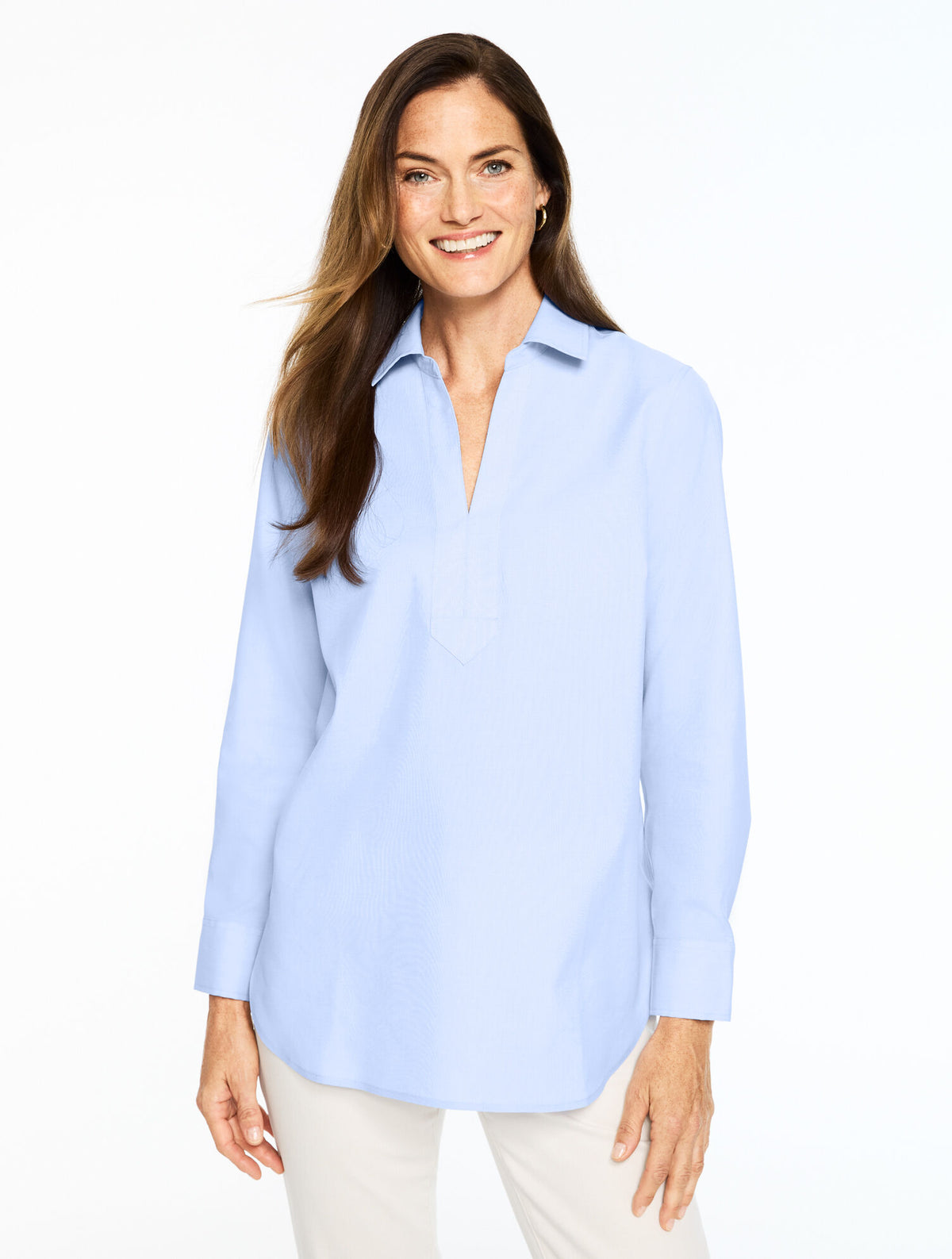 Talbots NON-IRON TUNIC POPOVER - END-ON-END