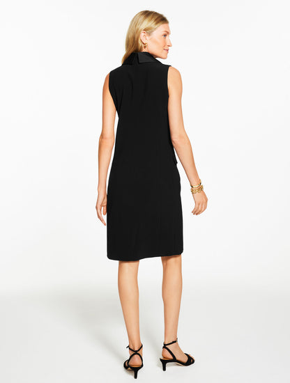 Talbots POLISHED CREPE BLAZER DRESS