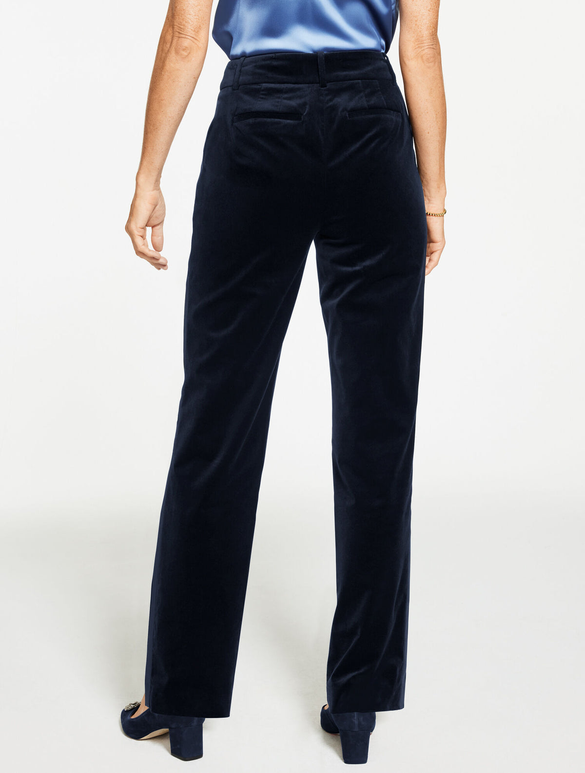 Talbots STRAIGHT LEG PLUSH VELVETEEN PANTS