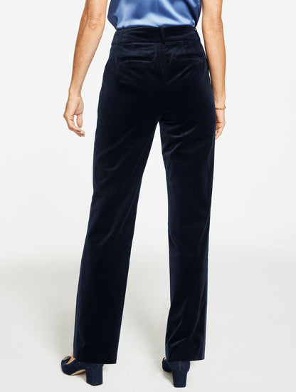 Talbots STRAIGHT LEG PLUSH VELVETEEN PANTS
