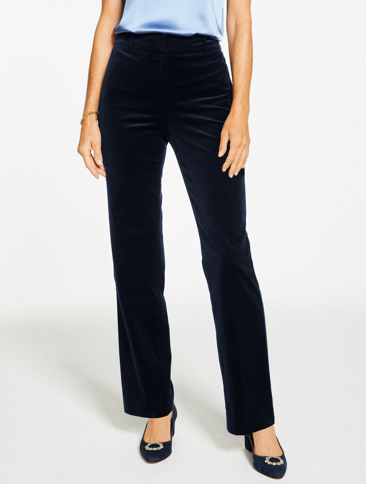 Talbots STRAIGHT LEG PLUSH VELVETEEN PANTS