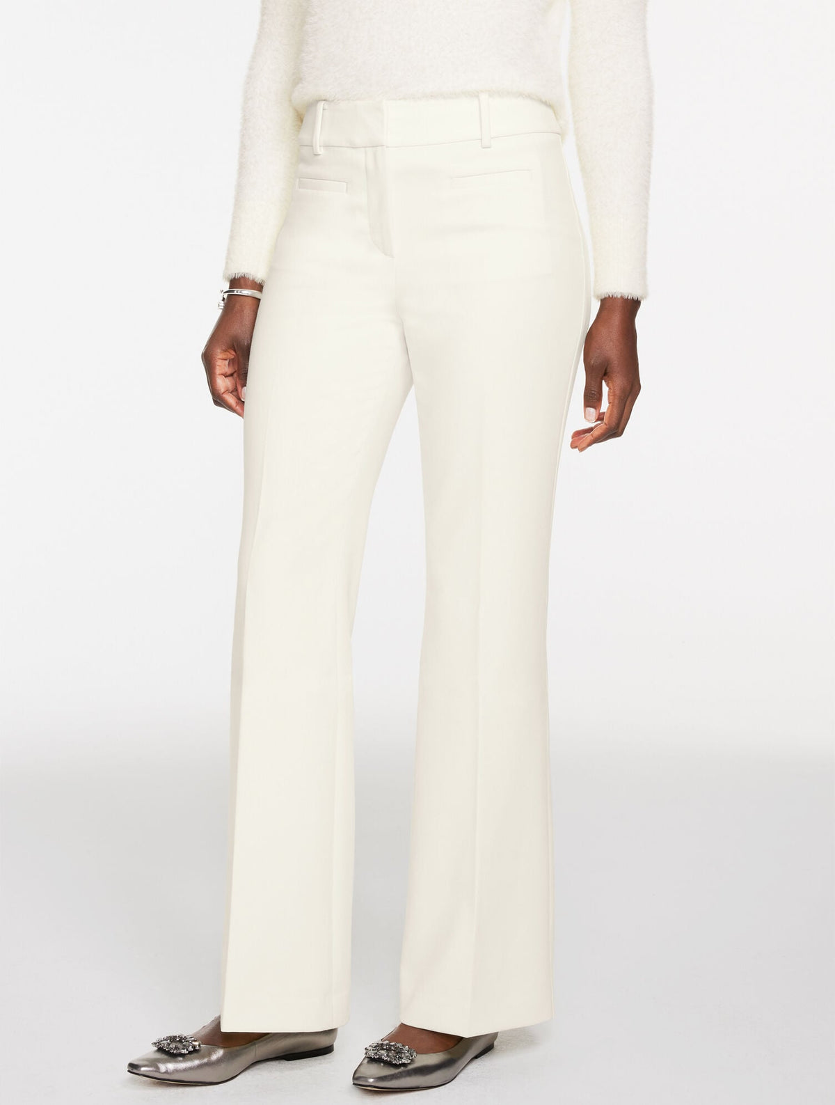 Talbots FLARE LEG TAILORED STRETCH PANTS