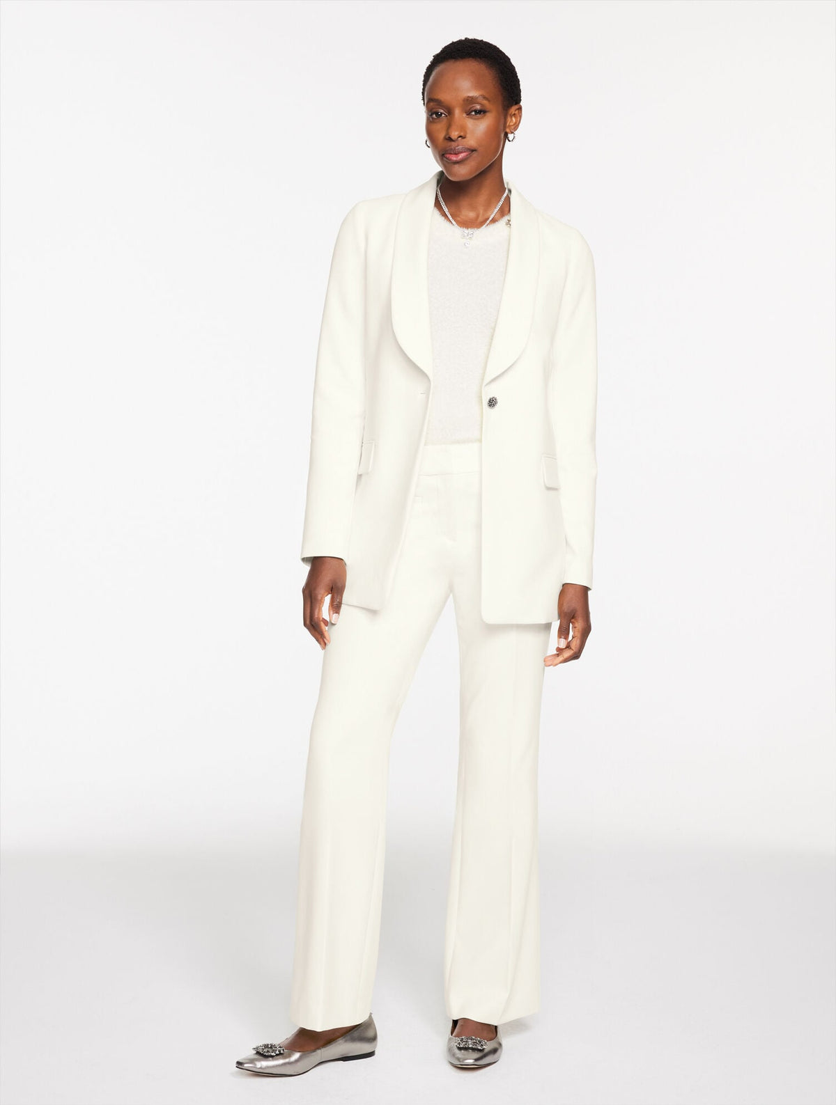 Talbots FLARE LEG TAILORED STRETCH PANTS
