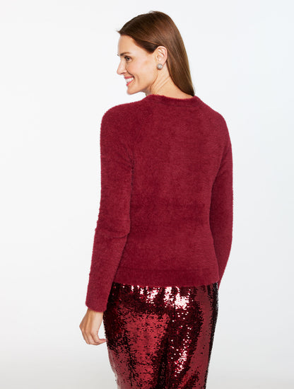Talbots PLUSH CREWNECK SWEATER