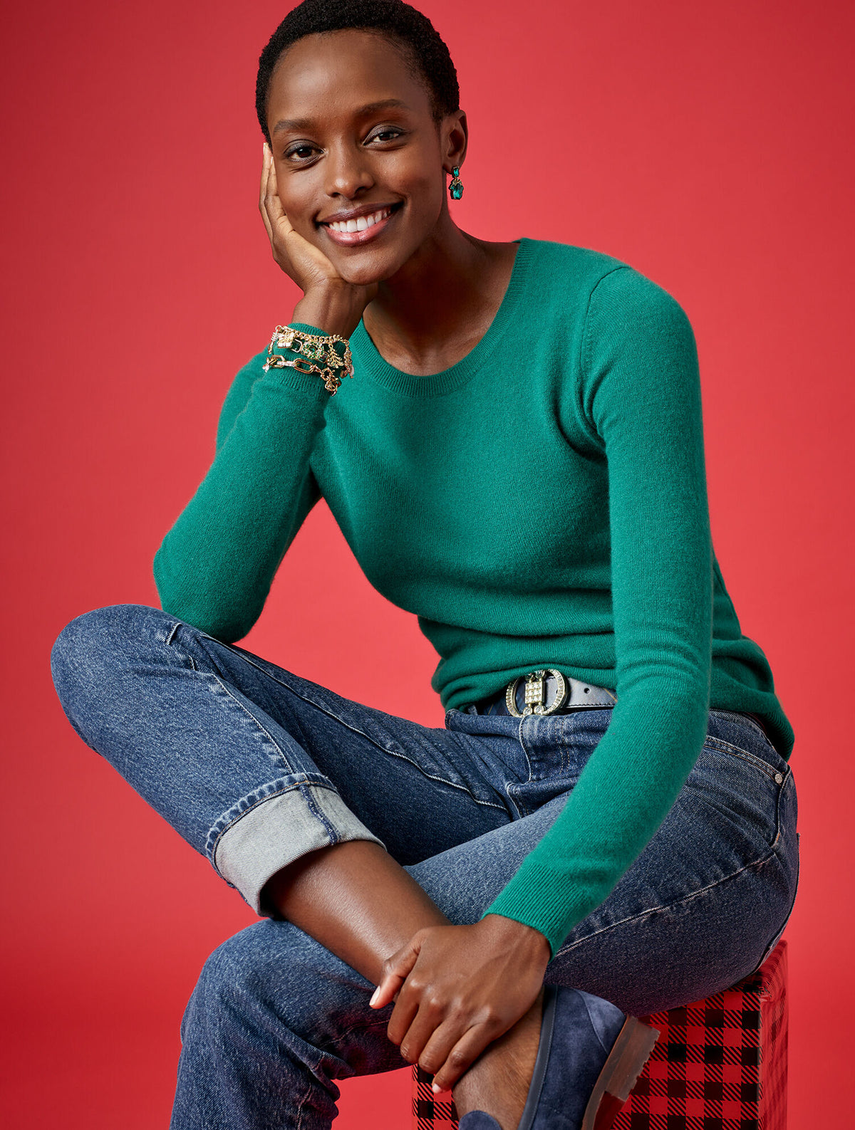 Talbots CASHMERE CREWNECK SWEATER