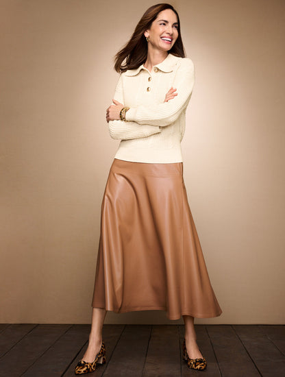 Talbots JOHNNY COLLAR PULLOVER