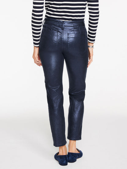 Talbots SLIM STRAIGHT ANKLE JEANS - INDIGO FOIL