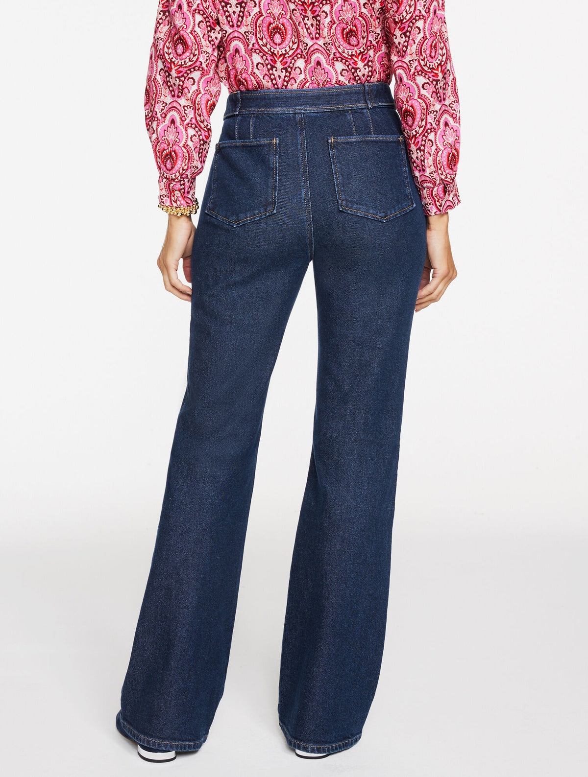 Talbots FLARE LEG HIGH WAIST JEANS - GIANNA WASH