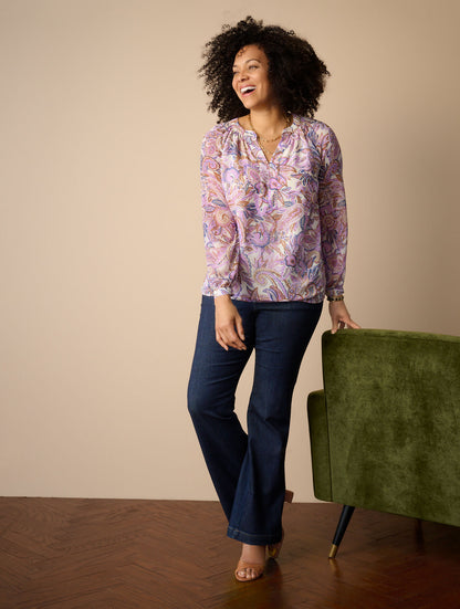 Talbots TROUSER PULL-ON TRAVEL JEANS - DEAUVILLE WASH