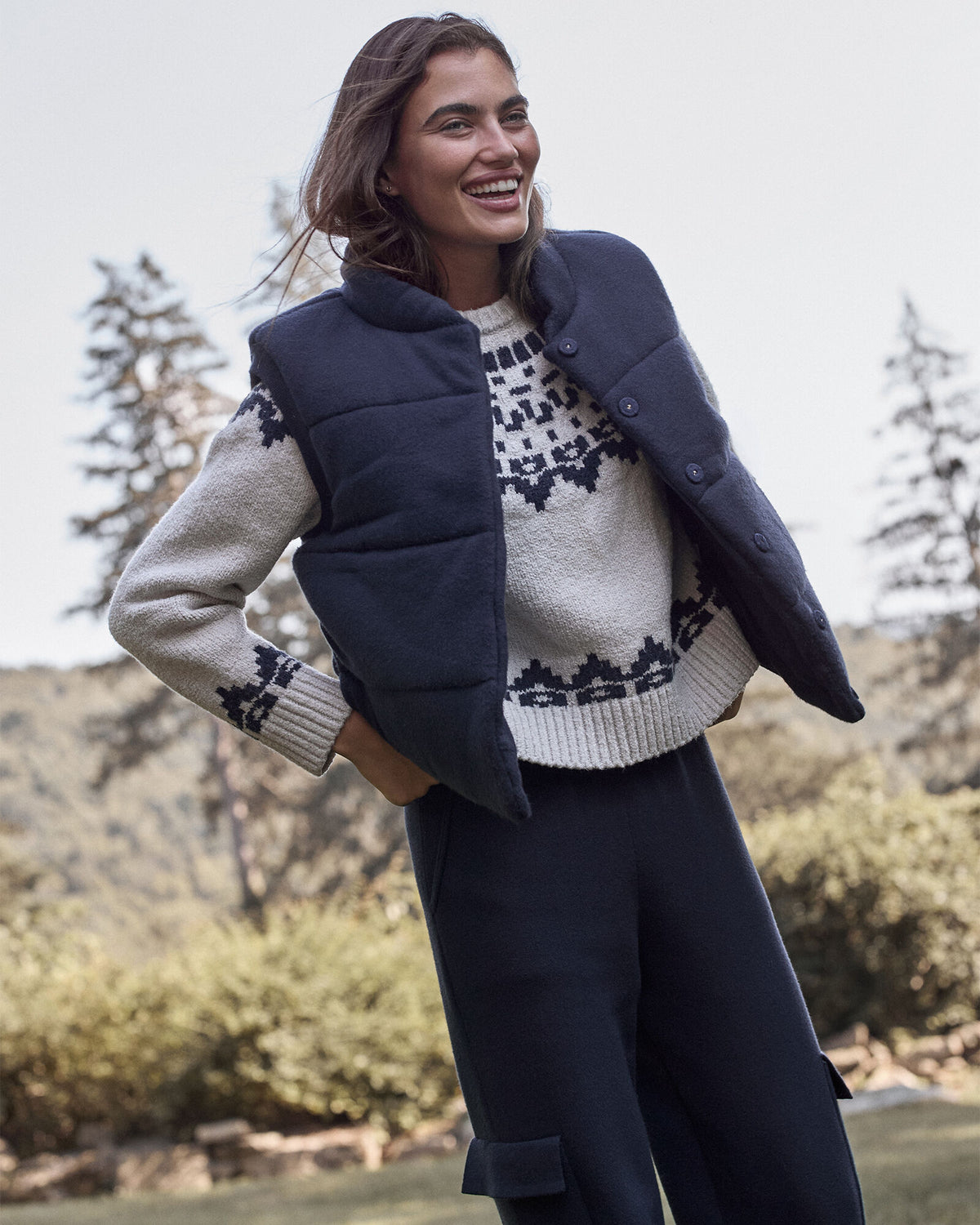 Talbots VISCOSE BLEND PUFFER VEST