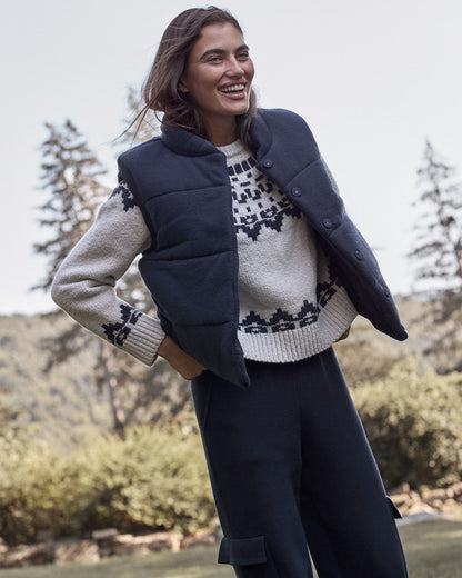 Talbots VISCOSE BLEND PUFFER VEST