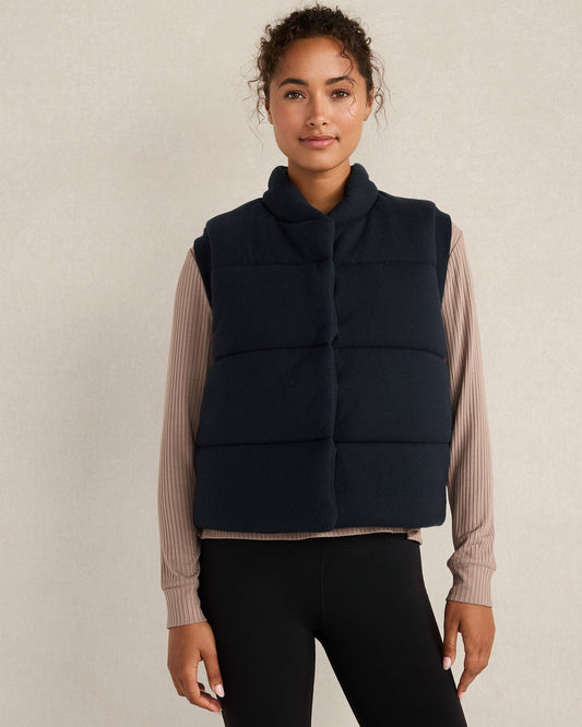 Talbots VISCOSE BLEND PUFFER VEST