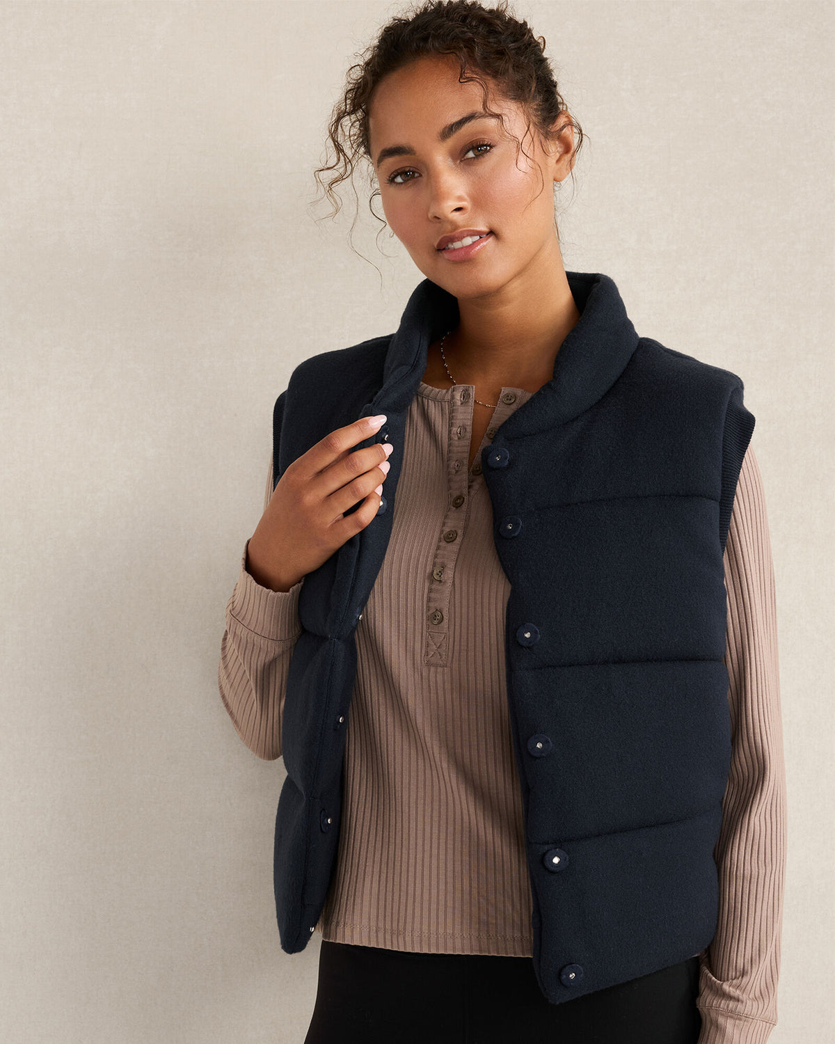 Talbots VISCOSE BLEND PUFFER VEST