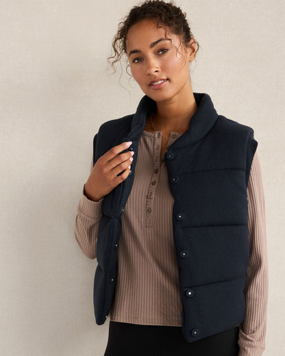 Talbots VISCOSE BLEND PUFFER VEST