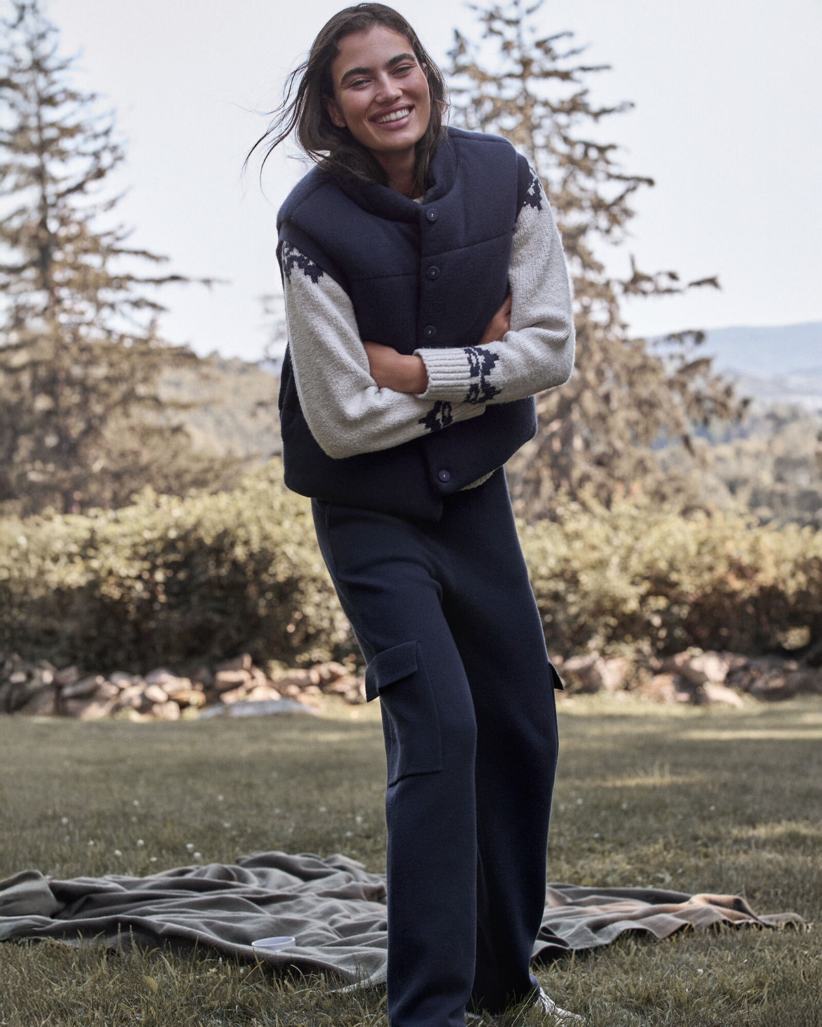 Talbots VISCOSE BLEND CARGO PANTS