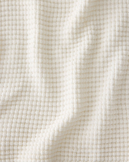 Talbots ORGANIC COTTON CASHMERE WAFFLE WIDE LEG PANTS