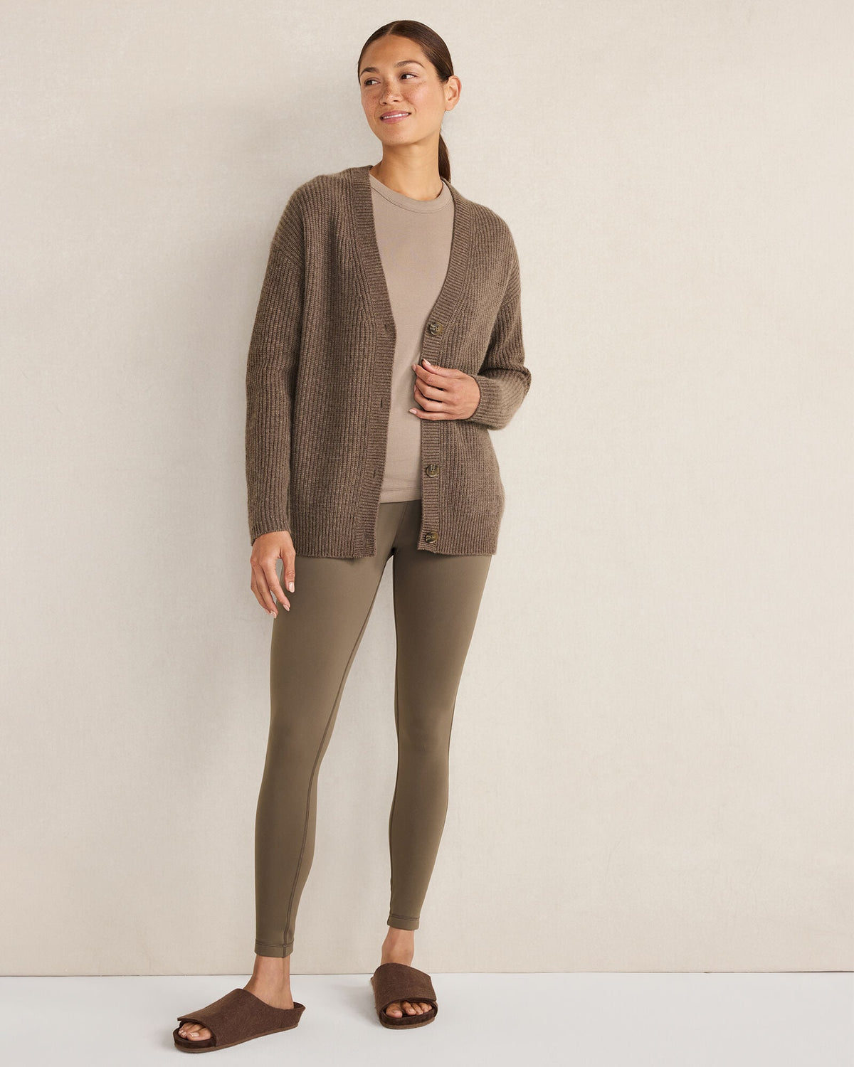 Talbots BALANCE FLEECE-LINED LEGGINGS