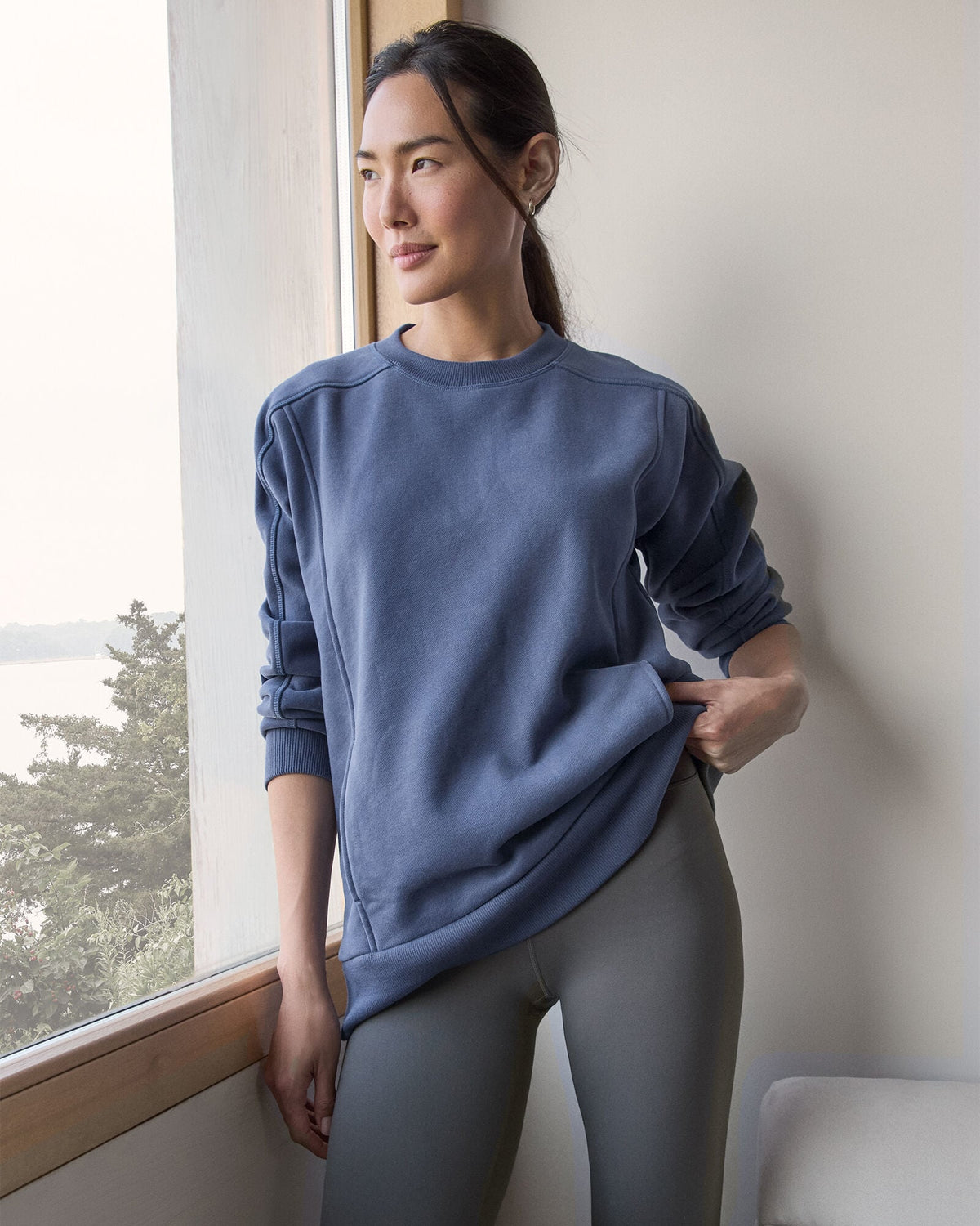 Talbots CLOUD FLEECE CREWNECK SWEATSHIRT